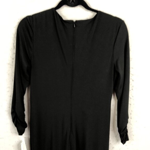 Tadashi Shoji Dress Womens Large Black Twisted Knot Ruched Formal Event NEW - Picture 16 of 16